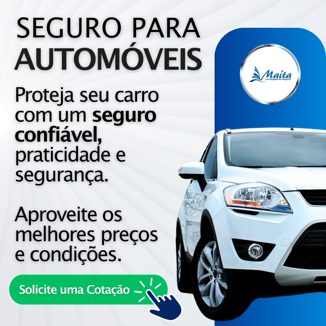 Proteja seu carro com um seguro confiável, praticidade e segurança. 
Evite imprevistos e garanta uma direção tranquila, do jeito que tem que ser.